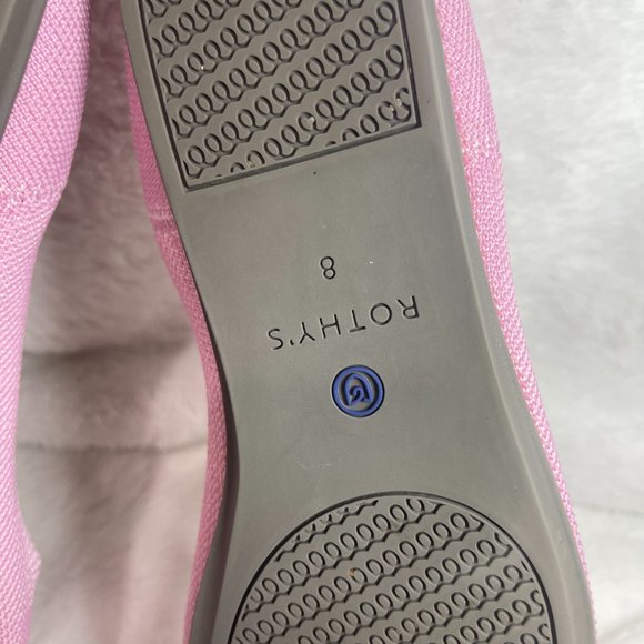 Rothy's Round Toe Ballet Flat - Retired color - begonia pink- Size 8 - Picture 8 of 10
